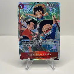One Piece Ace & Sabo & Luffy (Alternate Art) OP13-007 Carrying On His Will Foil - Image 1