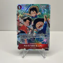 One Piece Ace & Sabo & Luffy (Alternate Art) OP13-007 Carrying On His Will Foil - Image 3