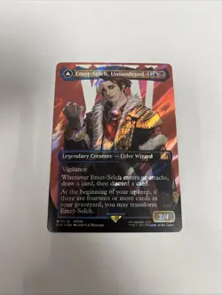 Emet Selch Unsundered Borderless Surge Foil Card #0539 MTG - Image 1