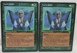 FAERIE NOBLE X2 MAGIC THE GATHERING HOMELANDS MTG 1995 Trading Card #612 - Image 1