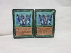 FAERIE NOBLE X2 MAGIC THE GATHERING HOMELANDS MTG 1995 Trading Card #612 - Image 2