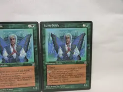 FAERIE NOBLE X2 MAGIC THE GATHERING HOMELANDS MTG 1995 Trading Card #612 - Image 4