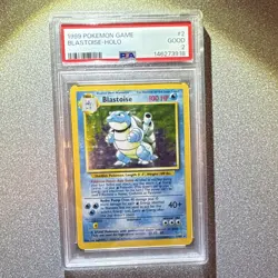 Blastoise Base Set 1999 2/102 PSA 2 Holo Rare Pokemon TCG Card - Image 1