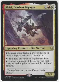 MTG Magic the Gathering Akiri, Fearless Voyager (220/280) Zendikar Rising - Image 1