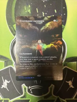 Beastmaster Ascension (BORDERLESS FOIL) - Avatar (MTG) NM - Image 1