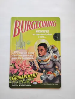 Burgeoning (Showcase) Special Guests Regular - Image 1