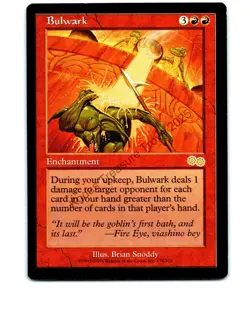 Bulwark #178 Red Rare Urza's Saga MTG NP Near Mint or Better - Image 1