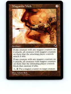 Magnetic Web #295 Rare Tempest MTG NP Near Mint or Better - Image 1