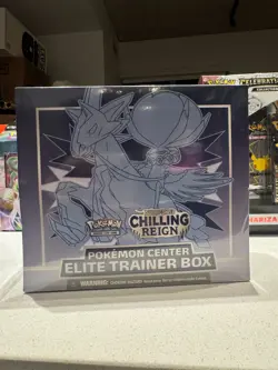 Pokemon Center Exclusive Chilling Reign ETB Shadow Rider Calyrex Sealed BrandNew - Image 1