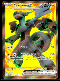 Pokemon TCG SV: Black Bolt Zekrom ex #158/086 Secret Rare - Image 1