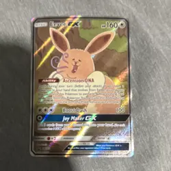 Pokemon Eevee GX Promo Holo 160 HP SM233 Beast Basic SM Pokemon TCG Card English - Image 1