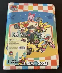 Binder 2025 Pokemon World Championships 9 Pocket Anaheim Worlds Exclusive! - Image 1