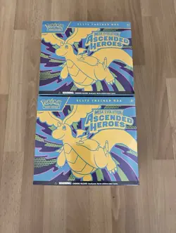 2X Pokemon Ascended Heroes Elite Trainer Boxes ETBs Factory Sealed - Image 1