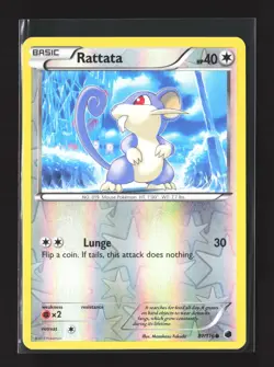 Pokemon Plasma Freeze #87/116 Reverse Holo Rattata - Image 1