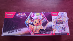 Pokemon Prismatic Evolutions Surprise Box + Booster Bundle Sam’s Club Sealed - Image 1