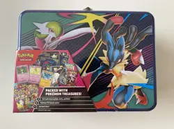 Pokemon TCG 2025 Collector Treasure Chest Lunch Box Tin Q4 - Image 1