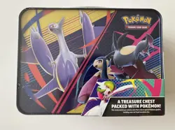 Pokemon TCG 2025 Collector Treasure Chest Lunch Box Tin Q4 - Image 2