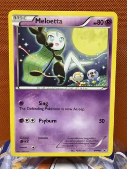 Pokemon MELOETTA BW68 Rare Black and White Promos - Light Play 1079 - Image 1