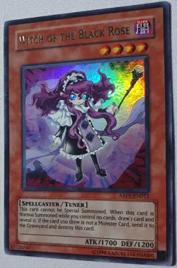 Yugioh 1x Witch Of The Black Rose ABPF-EN012 Ultra Rare Unlimited Edition NM - Image 4