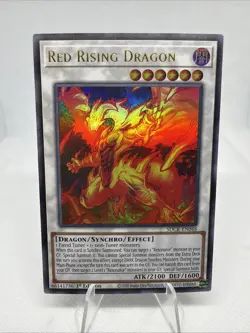 Red Rising Dragon SDCK-EN048 Ultra Rare 1st Edition YuGiOh Card NM - Image 1