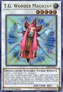 Yu-Gi-Oh! T.G. Wonder Magician 1st Ed. BLRR-EN057 Ultra Rare NM/LP x1 - Image 1