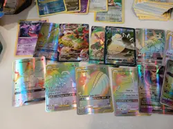 Large Bulk Lot 1300+ Pokemon TCG Collector Cards Vmax V Hidden Fates Holos Rares - Image 3