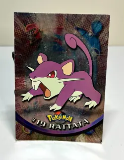 Rattata 1999 Topps Holo Foil #19 Pokemon Card. Sold as seen. - Image 1