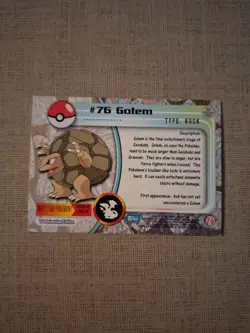 #75 Golem Topps Pokemon Card Holo 1999 - Image 2
