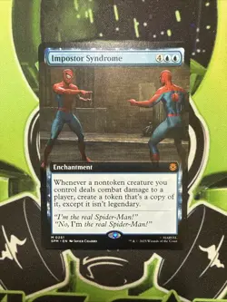 MTG - SPM - Imposter Syndrome - Borderless Non-Foil - M 0251 NM - Image 1