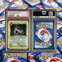 2000 POKEMON ROCKET 1ST ED #7 DARK GOLBAT-HOLO PSA 9 - Image 3
