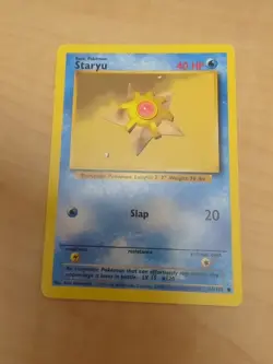 Pokemon TCG Staryu Card 65/102 Base Set Non-Holo Common, Unlimited - Image 1