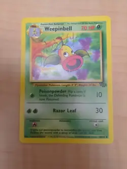 Pokemon TCG Weepinbell Jungle Unlimited Uncommon Card 48/64 NM - Image 1