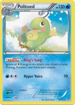Politoed - 18/111 - Rare - Furious Fists #18/111 Pokemon TCG - Image 1