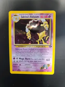 Pokemon Sabrina's Alakazam 16/132 Gym Challenge Holo Rare NM-MINT - Image 1