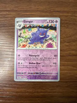 Pokemon TCG regular & REVERSE Holo Gengar Haunter Gastly - MEW 151 - Image 3
