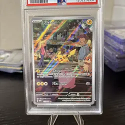2023 POKEMON MEW EN-151 ILLUSTRATION RARE #173 PIKACHU PSA 10 GEM MT - Image 2