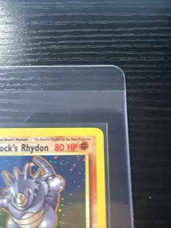 Brock’s Rhydon 2/132 Holo Rare 1st Edition Gym Heroes WOTC Vintage Pokemon - Image 4