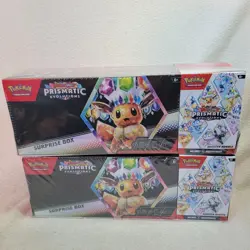 Sam’s Club Pokemon Prismatic Evolutions Surprise Box & Booster Bundle Box X2 - Image 1