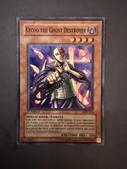 Yu-Gi-Oh Kycoo the Ghost Destroyer LON-062 Holo 1st Edition - Image 1