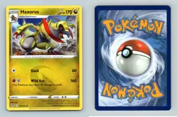 Haxorus #112/172 SWSH Brilliant Stars Rare Pokemon 2022 TCG Card - Image 1