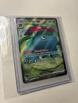 Pokemon Card Venusaur ex 182/165 Ultra Rare Scarlet & Violet 151 Near Mint - Image 1
