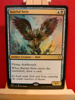 Baleful Strix - Murders at Karlov Manor Commander - Rare - NM - MTG - Image 1