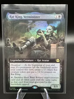 Rat King, Verminister - 0266 - R - Foil - Extended - TMNT - MTG - Unplayed - Image 1