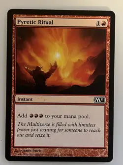 Pyretic Ritual Core Set 2011 M11 - MTG Magic the Gathering - LP - Image 1