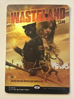 LIMITED EDITION Secret Lair MtG Wasteland Unplayed NM BORDERLESS FOIL NM - Image 1