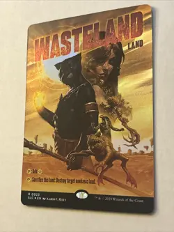 LIMITED EDITION Secret Lair MtG Wasteland Unplayed NM BORDERLESS FOIL NM - Image 2