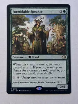 Formidable Speaker Lorwyn Eclipsed Magic MTG NM 0176 - Image 1