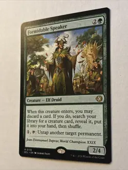 Formidable Speaker Lorwyn Eclipsed Magic MTG NM 0176 - Image 2
