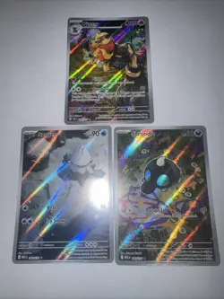 Pokemon TCG Card Lot Of 3 Illustrations - Image 1