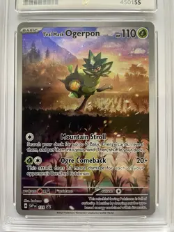 Pokemon TCG Teal Mask Ogerpon SVP123 Black Star Promo ETB 2024 Ace 9 Mint - Image 2
